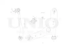 Рычаг подвески UNIO SSP-40063