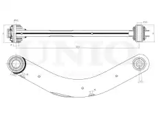Рычаг подвески UNIO SSP-40069