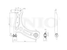 Рычаг подвески UNIO SSP-40075