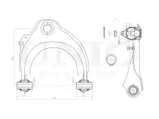 Рычаг подвески UNIO SSP-40077