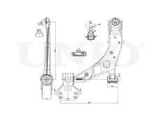 Рычаг подвески UNIO SSP-40080