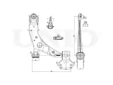 Рычаг подвески UNIO SSP-40081