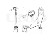 Рычаг подвески UNIO SSP-40088