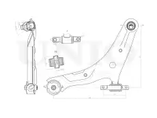 Рычаг подвески UNIO SSP-40096