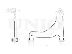 Рычаг подвески UNIO SSP-40102