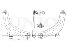 Рычаг подвески UNIO SSP-40109