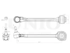 Рычаг подвески UNIO SSP-40114