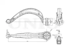 Рычаг подвески UNIO SSP-40126