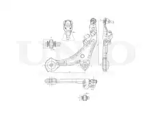 Рычаг подвески UNIO SSP-40132