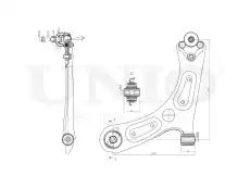 Рычаг подвески UNIO SSP-40139