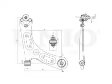 Рычаг подвески UNIO SSP-40140