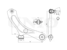 Рычаг подвески UNIO SSP-40155