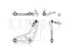 Рычаг подвески UNIO SSP-40165