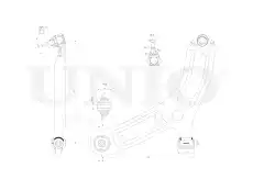 Рычаг подвески UNIO SSP-40168