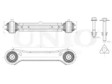 Рычаг подвески UNIO SSP-40174