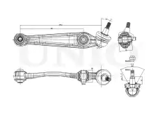 Рычаг подвески UNIO SSP-40177