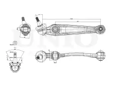 Рычаг подвески UNIO SSP-40178