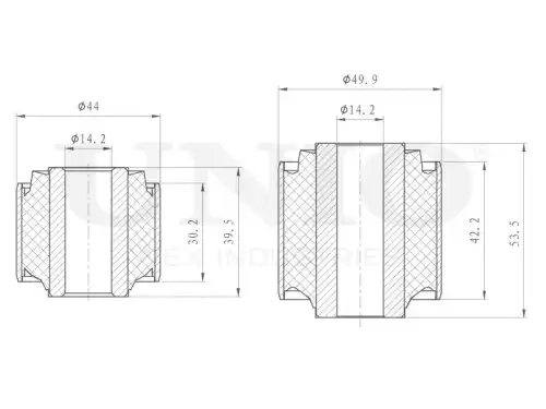 Сайлентблоки, комплект RMP-20226 UNIO