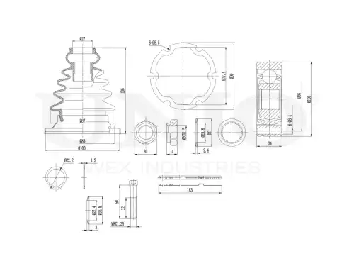 ШРУС внутренний CVJ-30002 UNIO