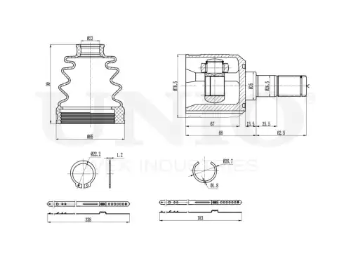 ШРУС внутренний CVJ-30058 UNIO