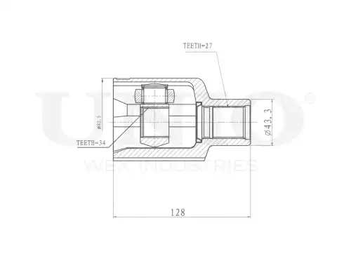 ШРУС внутренний CVJ-30118 UNIO