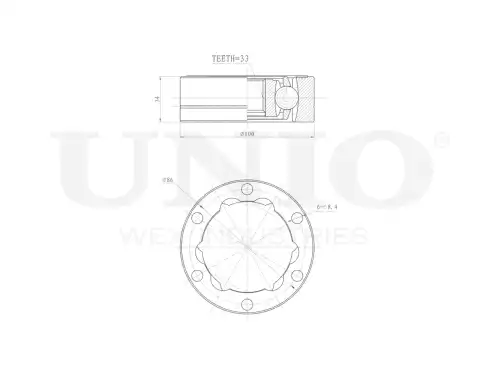 ШРУС внутренний CVJ-30131 UNIO