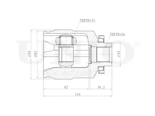 ШРУС внутренний CVJ-30170 UNIO