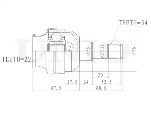 ШРУС внутренний CVJ-30191 UNIO