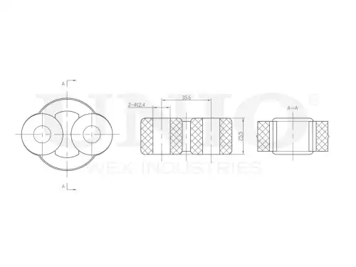 Крепление глушителя RMP-12008 UNIO