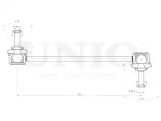 Тяга стабилизатора UNIO SSP-50019