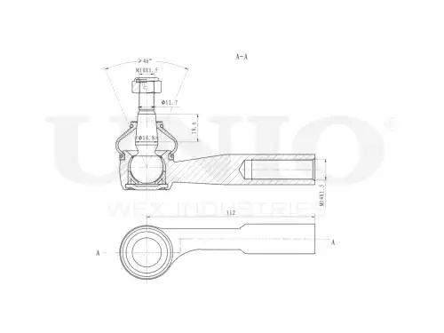 Рулевой наконечник UNIO SSP-10132