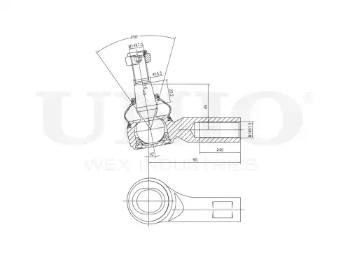 Рулевой наконечник UNIO SSP-10153