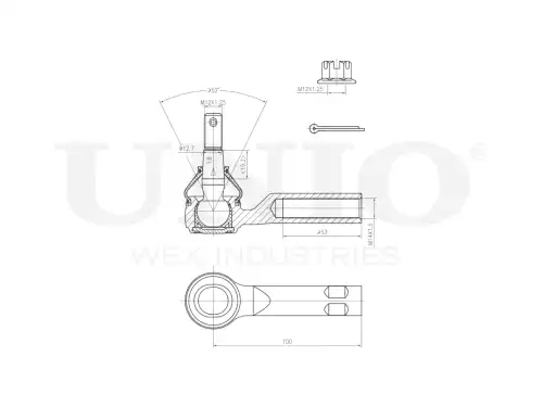 Рулевой наконечник UNIO SSP-10147
