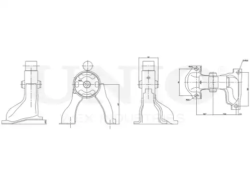 Подушка крепления двигателя UNIO RMP-15069