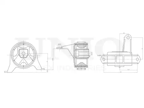 Подушка крепления двигателя UNIO RMP-15032