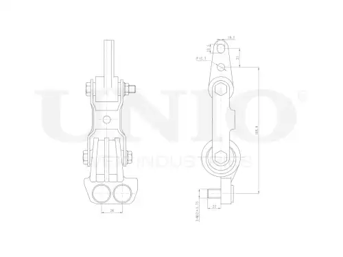Подушка крепления двигателя UNIO RMP-15130