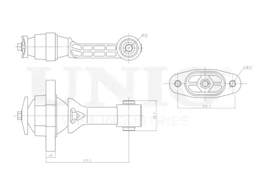Подушка крепления двигателя UNIO RMP-15039