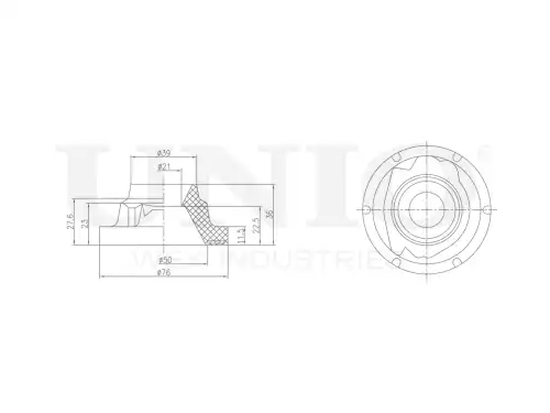 Проставка пружины подвески RMP-16112 UNIO