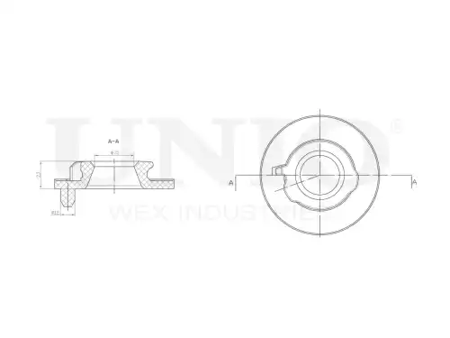 Проставка пружины подвески RMP-16110 UNIO