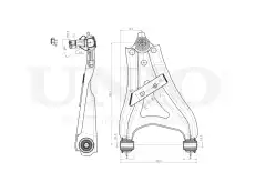 Рычаг подвески UNIO SSP-40146