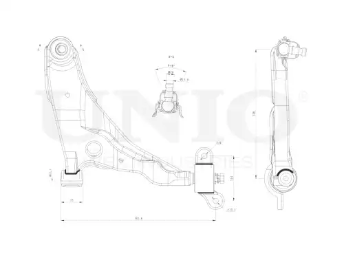 Рычаг подвески UNIO SSP-40134