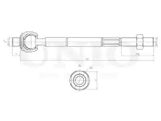 Рулевая тяга UNIO SSP-30062