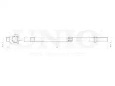 Рулевая тяга UNIO SSP-30017