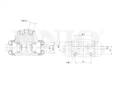 Цилиндр тормозной колесный BRC-20587 UNIO