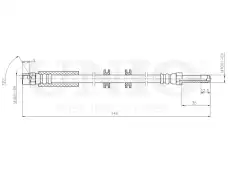 Шланг тормозной передний BRH-10036 UNIO