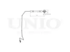 Шланг тормозной задний левый BRH-10044 UNIO