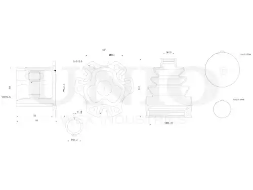 ШРУС внутренний CVJ-30027 UNIO