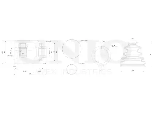 ШРУС внутренний правый CVJ-30055 UNIO
