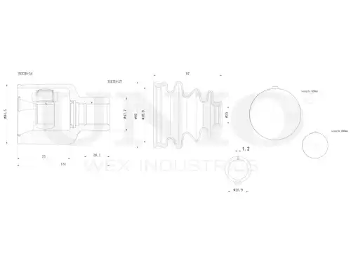 ШРУС внутренний CVJ-30064 UNIO