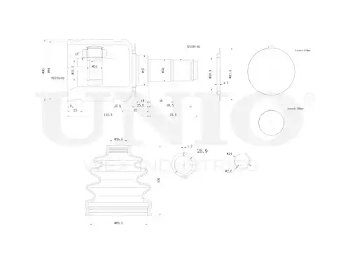 ШРУС внутренний CVJ-30094 UNIO